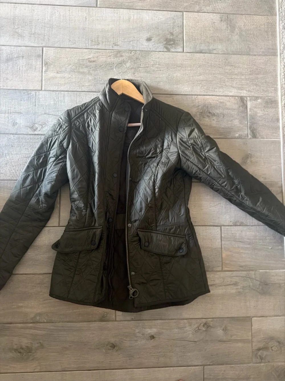Barbour Quilted Jacket in Olive